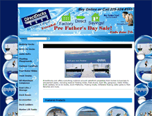 Tablet Screenshot of directdocks.com